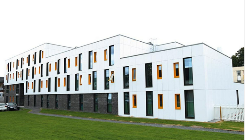 Det nye studentbygget i Gjøvik.